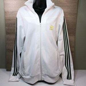 💥HUGE SALE💥 Adidas Retro Green & White Jacket